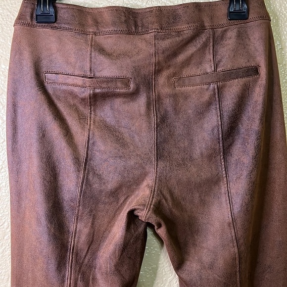 Free People Never let go distressed leather pants sz:27 - Picture 5 of 9
